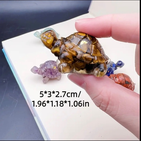 1 pc. Ocean Animal Resin, Crystal And Stone Figurines - Picture 3 of 8